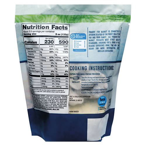 shrimpさん専用です！ Fremont Fish Market Toss & Serve Shrimp with Citrus Herb Sauce, 12 oz